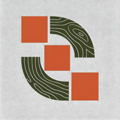 Stephens Place Finishworks abstract tile-and-grain mark